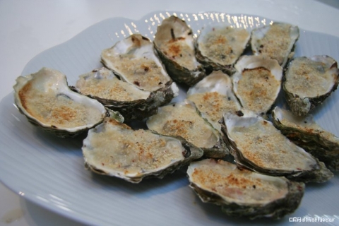 FR : Huitres en gratin EN : Oyster au gratin