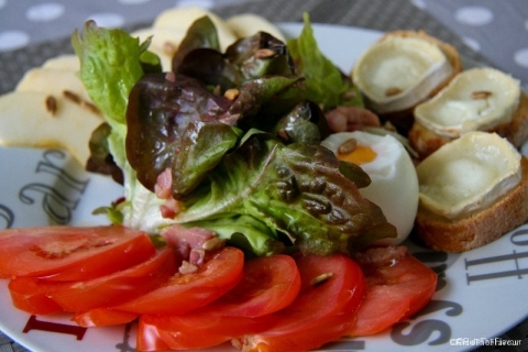 Salade Ride The Flavour et ses oeufs mollets!